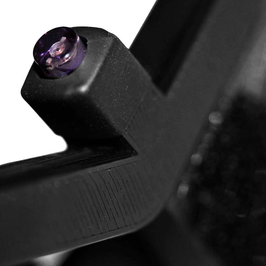 TrackIT Pro head tracker mounted on a gaming headset.